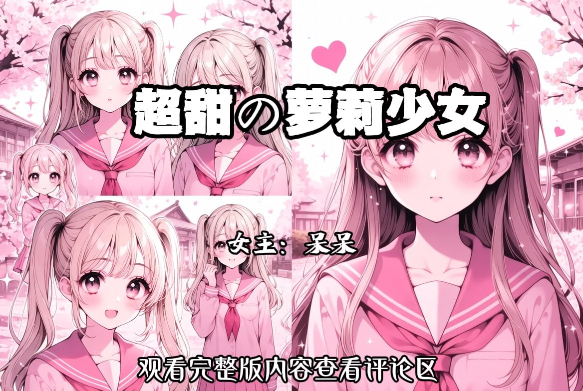 超甜の萝莉少女 配图