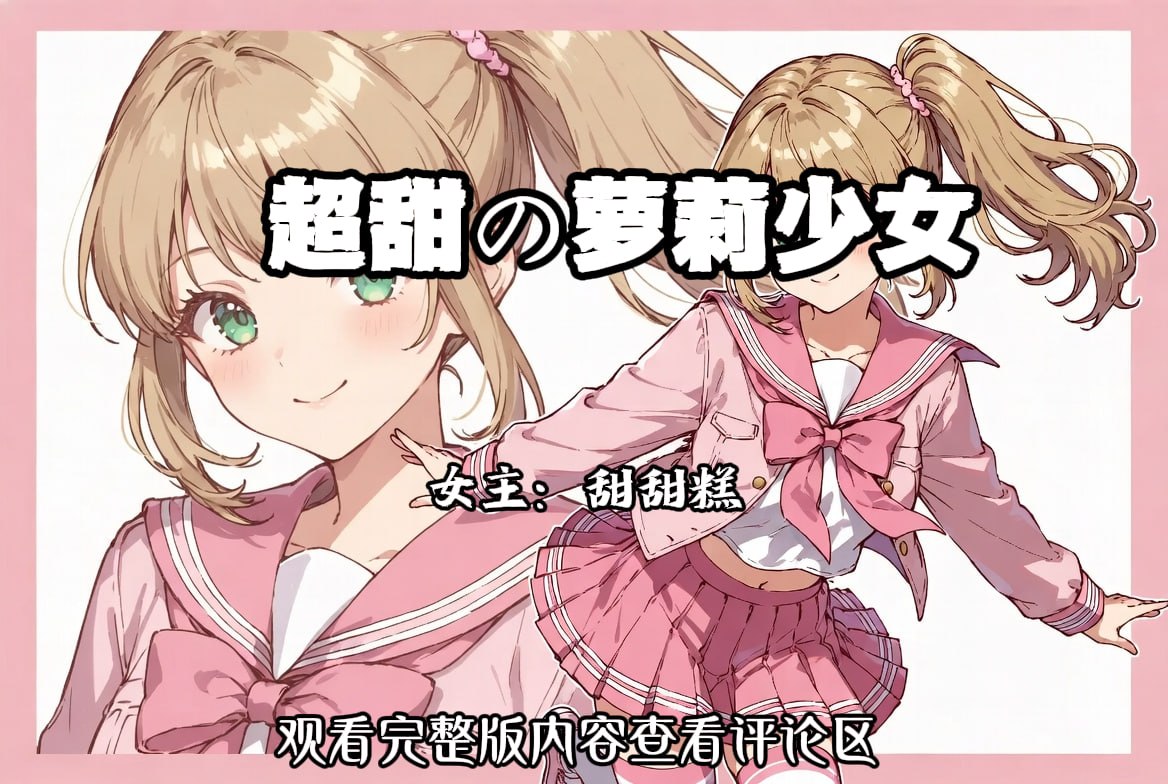 超甜の萝莉少女 配图