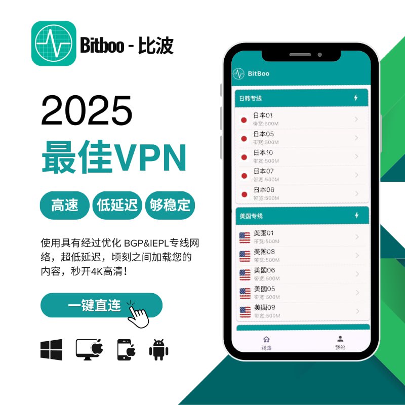 BitBoo-比波VPN官方推广频道 配图