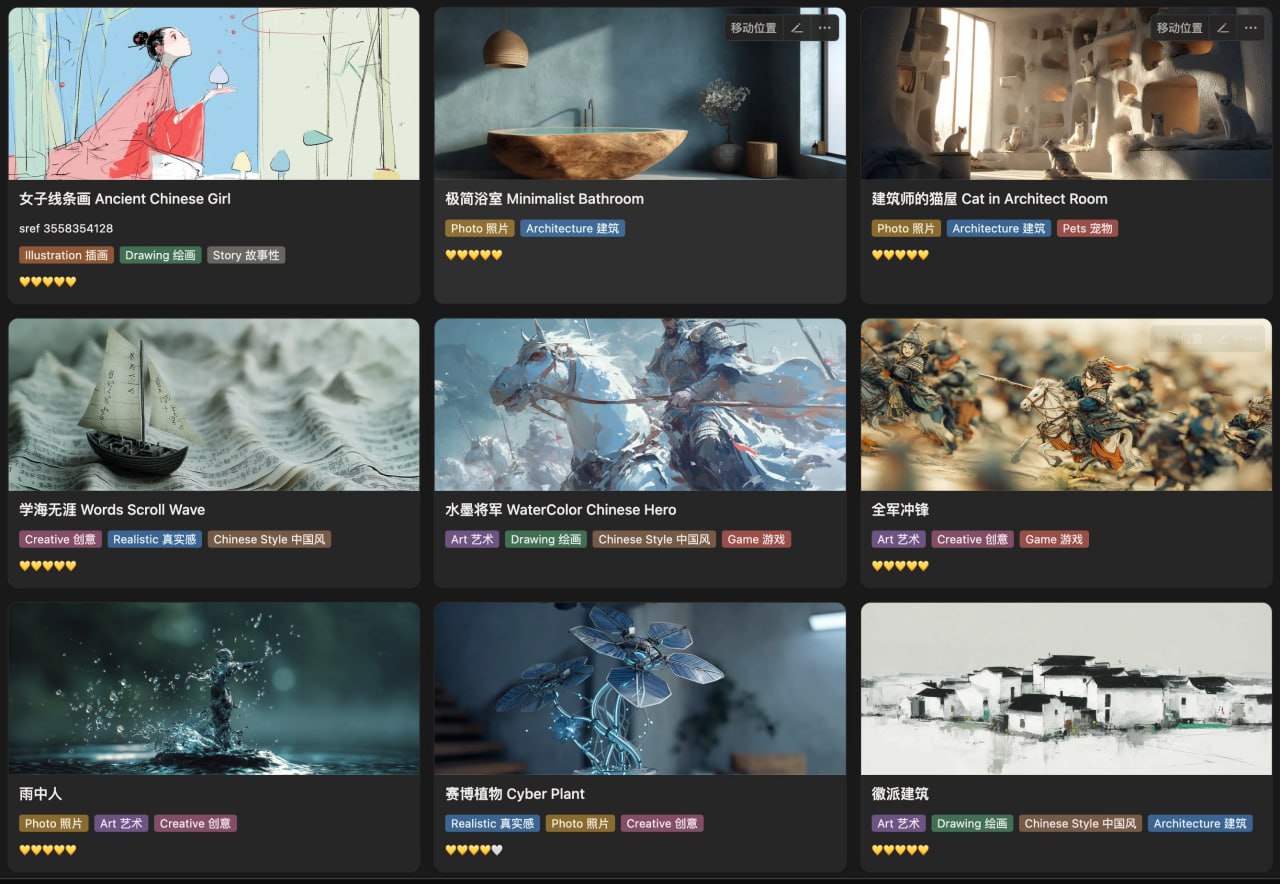 Midjourney 优秀作品分享 配图