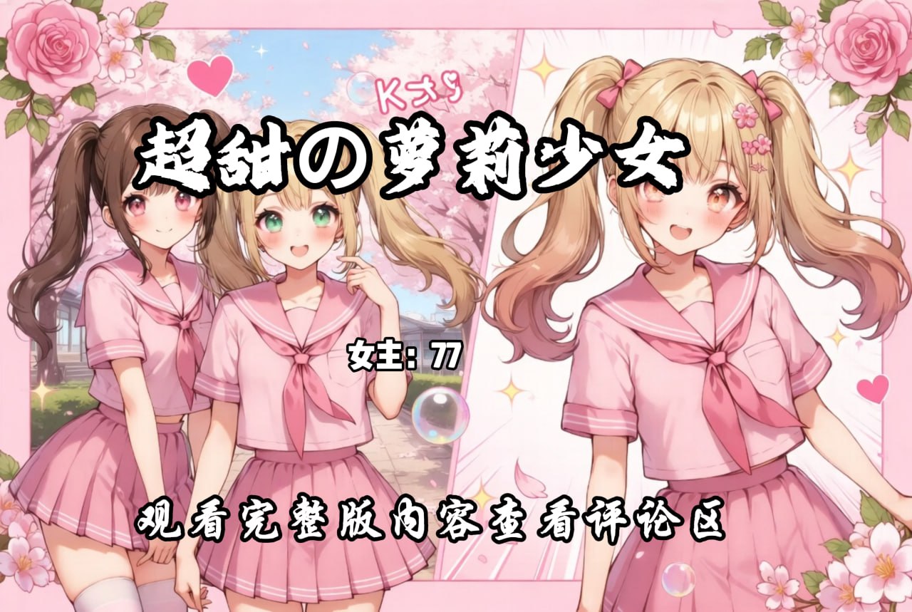 超甜の萝莉少女 配图