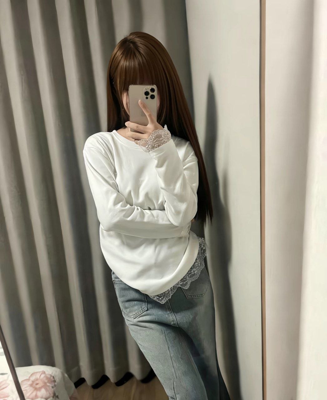 精神小妹女高学生妹自拍 配图