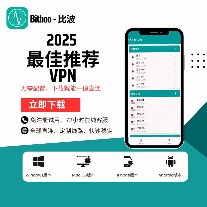 BitBoo-比波VPN官方推广频道 配图